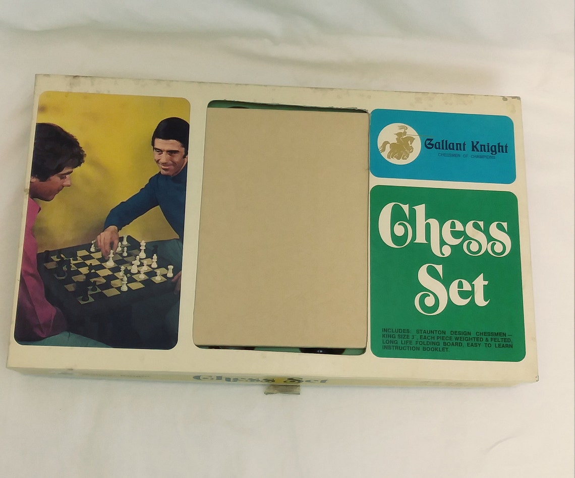 Gallant Knight Chessmen of Champions Chess Set. Complete Set | Etsy