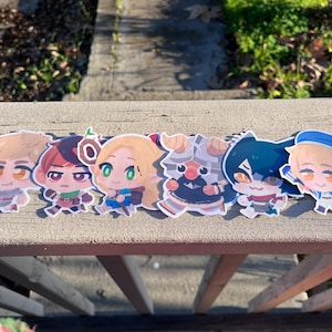 dungeon meshi waterproof holo stickers