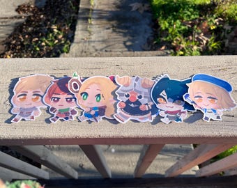 dungeon meshi waterproof holo stickers