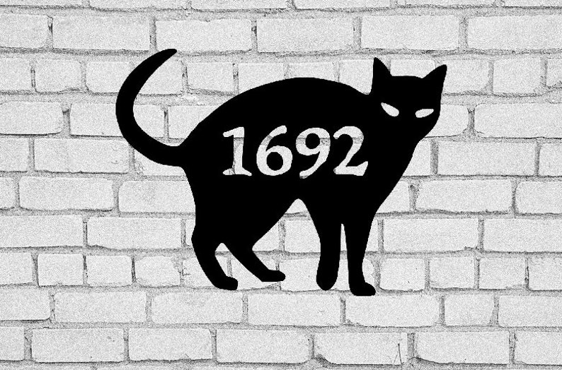 1692 Salem Black Cat SVG: Halloween Cricut Cut File (digital Download ...