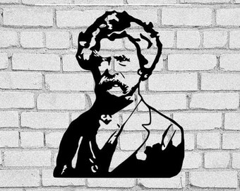 Mark Twain SVG | Mark Twain clip art | Mark Twain |  Mark Twain Download | Mark Twain cutting file | Cricut