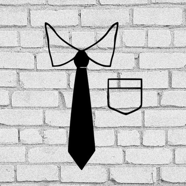 Shirt and Tie SVG | Shirt and Tie clip art | Dress shirt |  Shirt and Tie Download | Work shirt | Tie and shirt | office wear | Cricut