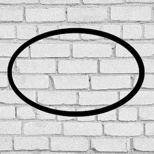 Forma ovalada SVG / Clip art ovalado / Forma ovalada / Descarga ovalada / Archivo de corte ovalado / Plantilla ovalada / Cricut