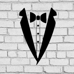 Suit Jacket SVG: Tuxedo Clipart, Cricut Silhouette (Digital Download)