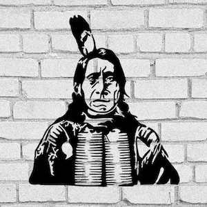 Red Cloud SVG: Oglala Lakota Art (Digital Download)
