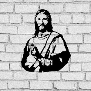 Jesus Christ SVG Cut File: Christian Clip Art (Digital Download)