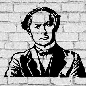 Harry Houdini SVG: Magician Clipart, T-Shirt Design (Digital Download)