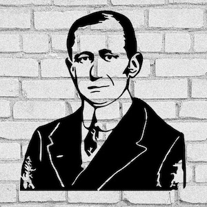 Guglielmo Marconi SVG | Guglielmo Marconi clip art | Guglielmo Marconi |  Guglielmo Marconi Download | Radio | Scientist | Cricut