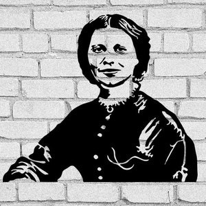 Clara Barton SVG & PNG File: Nurse, Civil War (Digital Download)