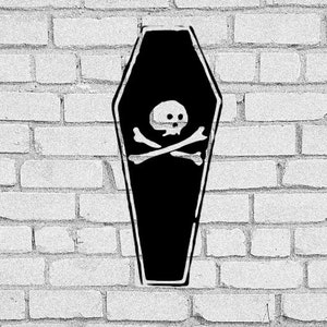 Casket SVG: Coffin Clip Art for Halloween, Dracula (Digital Download)