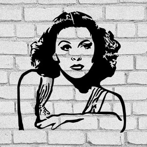 Hedy Lamar SVG | Hedy Lamarr Clip Art | Hedy Lamar | Hedy Lamarr Herunterladen | Radiowellen | Naturforscher | Erfinder | Wlan | Cricut