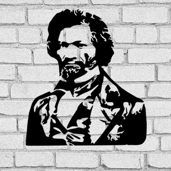 Frederick Douglass SVG | Frederick Douglass clip art | Frederick Douglass |   Frederick Douglas Download | abolitionist | Cricut