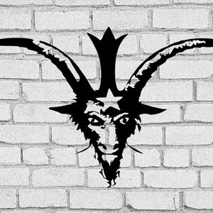 Baphomet SVG: Satanic Devil Cut File for Cricut (Digital Download)
