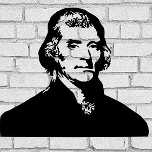 Thomas Jefferson SVG | Thomas Schmeichler Clip Art | Thomas Thomas | Download von Thomas jefferson | Präsident | virginia | Cricut