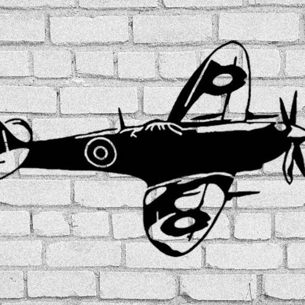 Spitfire SVG | Spitfire clip art | Spitfire |  Spitfire Download | fighter | airplane | britain | Cricut