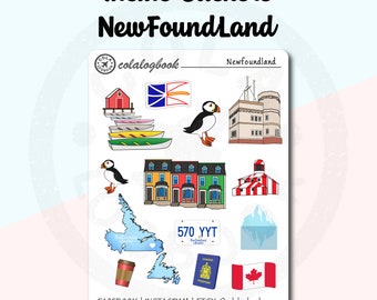 Newfoundland Theme Stickers