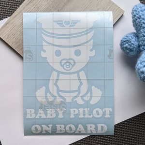 Naklejki na samochód Baby Pilot On Board