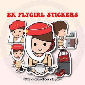 Adesivos EK Flygirl