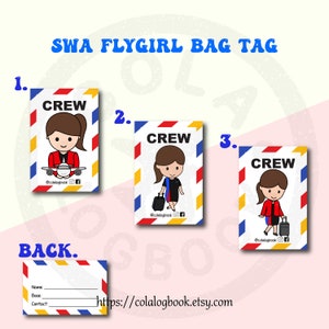 SWA Flygirl Bag Tag