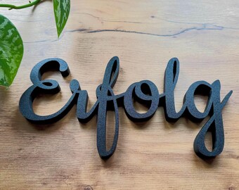 Letras personalizadas, individuales, creativas, letreros, placas de identificación, palabra favorita, decoración de texto personalizado, perchas o soportes, hechos a mano