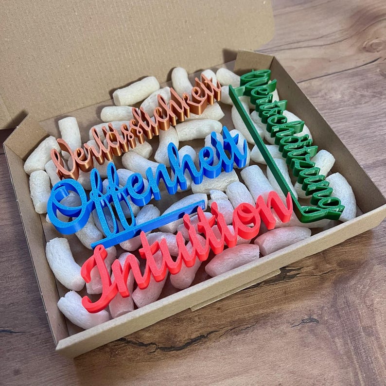 Personalized lettering, individual, creative, signs, nameplates, favorite word, custom text decoration, hangers or stands, handmade image 11