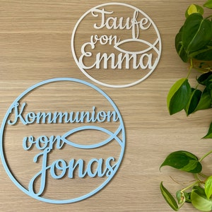 Personalized gift baptism, many sizes / bright colors