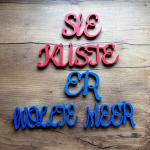Personalized lettering, individual, creative, signs, nameplates, favorite word, custom text decoration, hangers or stands, handmade image 12