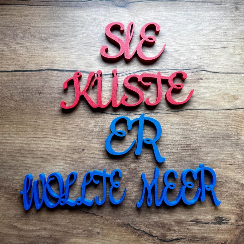 Personalized lettering, individual, creative, signs, nameplates, favorite word, custom text decoration, hangers or stands, handmade image 12