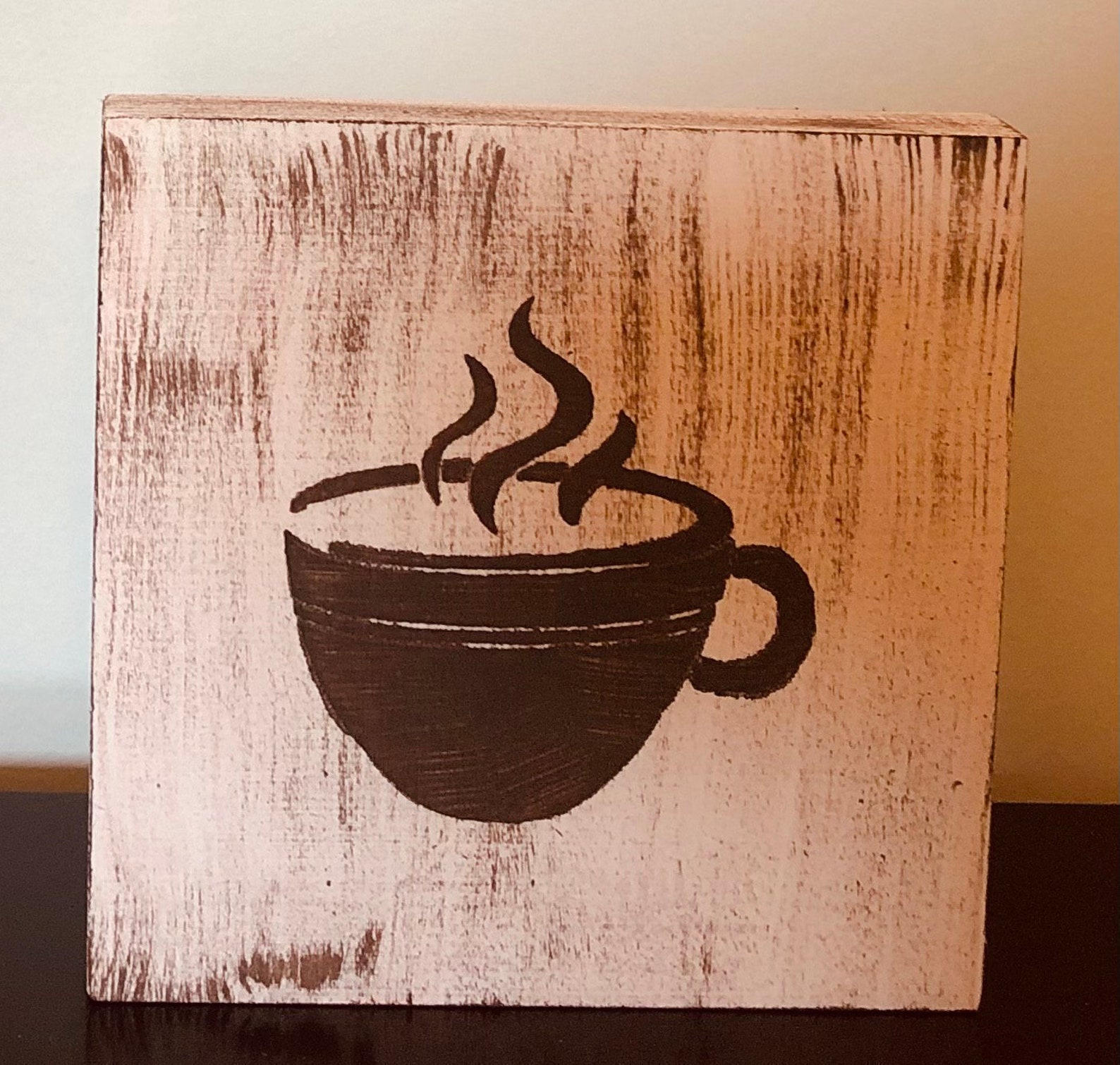 Coffee Cup Wall plaque Etsy