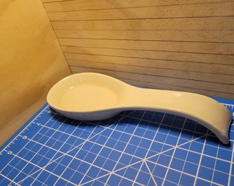 Moule en silicone avec repose-cuillère, 10 x 3,5 x 1,25 pouces, chocolat ciment, argile