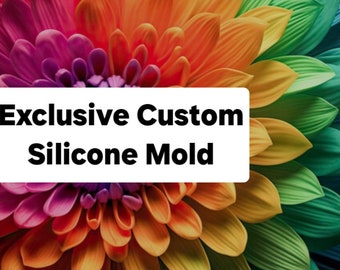 Exclusive Custom Foodgrade Silicone Mold,  resin mold, soap mold, clay, cement, chocolate and more