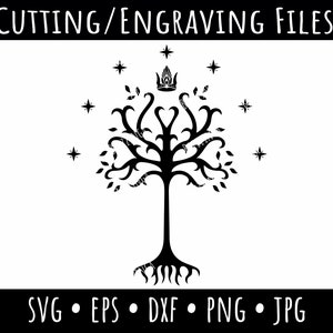 Flag Of Gondor Vector, tLOTR Frodo Gandalf Design SVG, One Ring Clip Art, Rohan, Prancing Pony Tavern svg, eps, dxf, png, jpg