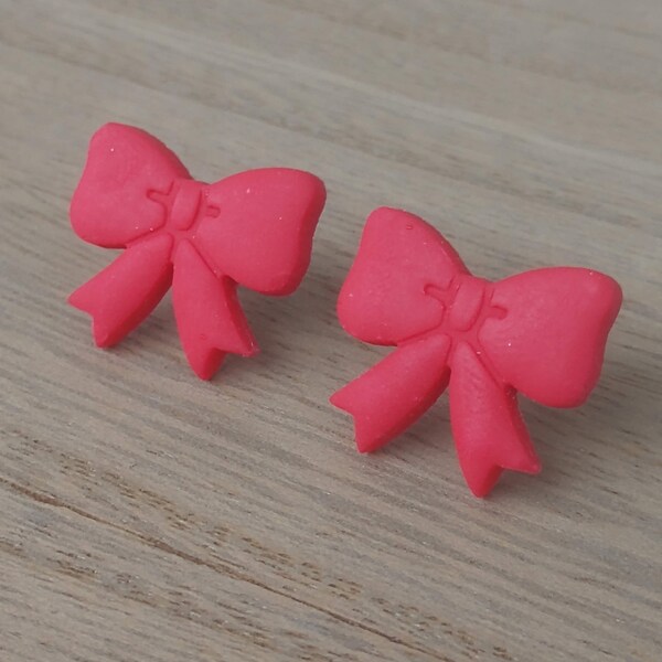 Polymer Clay Bow Etsy