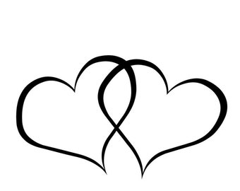Free Free 166 Wedding Double Heart Svg SVG PNG EPS DXF File