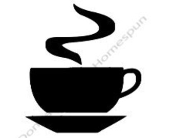 Download Steaming Coffee Svg Etsy