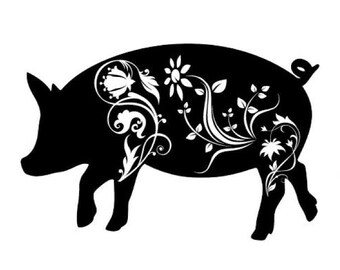 Download Mandala Pig Svg Etsy