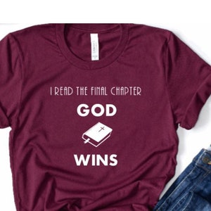 J’ai lu le dernier chapitre Inspirant Dieu gagne un fichier numérique instantané pour Cricut Cameo Silhouette SVG Cut File JPEG Imprimable PNG Transparent