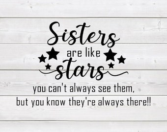 Free Free Sisters Are Like Stars Svg 97 SVG PNG EPS DXF File