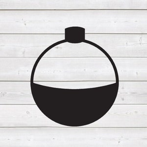 Fishing Bobber Silhouette Instant Download for Cricut, Silhouette cameo SVG Cutting File, JPEG, PNG Transparent