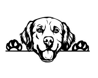 Download Golden Retriever Svg Etsy