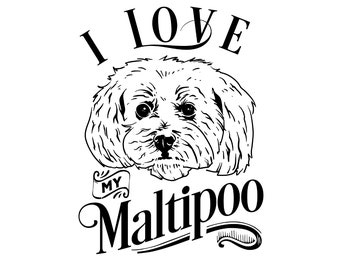Download Maltipoo Dog Mama Monogram Frame Svg Cutting File Clip Art Art Collectibles Shantived Com
