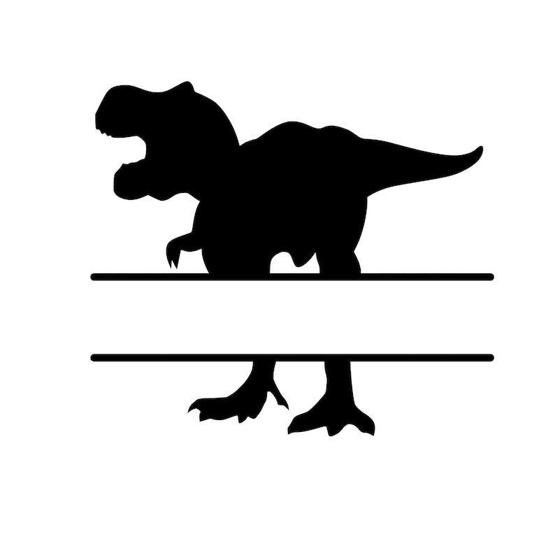 dinosaur with split head