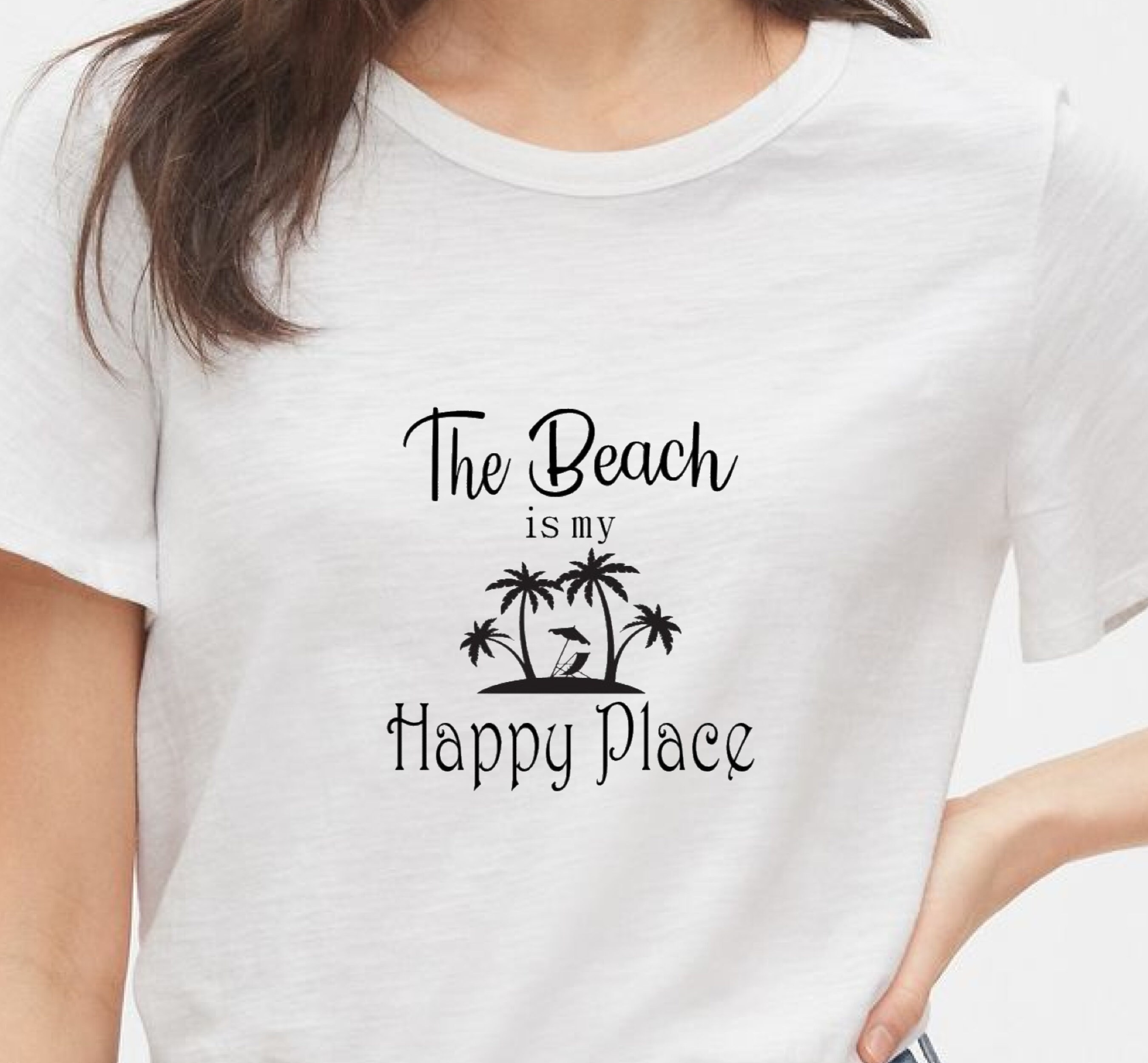 The Beach is My Happy Place Sign Download for Cricut Cameo - Etsy
