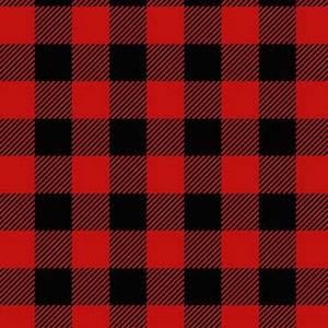 Instant Digital Paper Christmas Buffalo Plaid Resizable 12x12 Printable Download