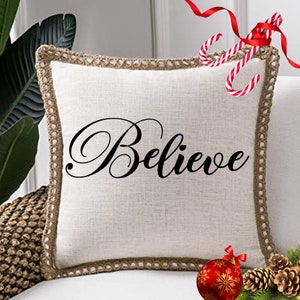 Christmas Believe Digital Instant Download includes Cricut SVG Cut File, JPEG Printable Image, PNG Transparent File