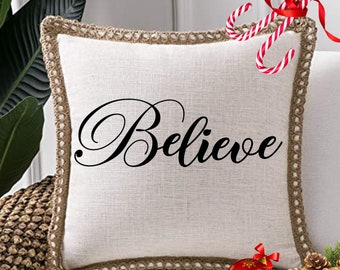 Christmas Believe SVG, PNG, JPEG Files (Digital Download)