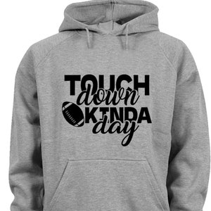 Touch Down Kinda Day Camisa de futebol Engraçado Sarcástico Humorístico Camisa Sinal Cricut SVG Corte arquivo Download digital instantâneo PNG, DXF, JpG para impressão