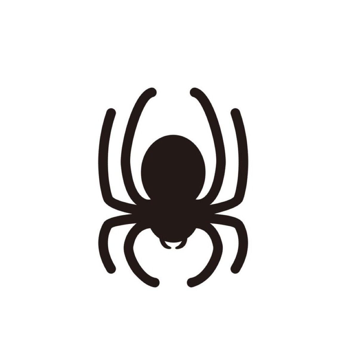 Spider Silhouette Download includes Cricut Cameo Silhouette | Etsy