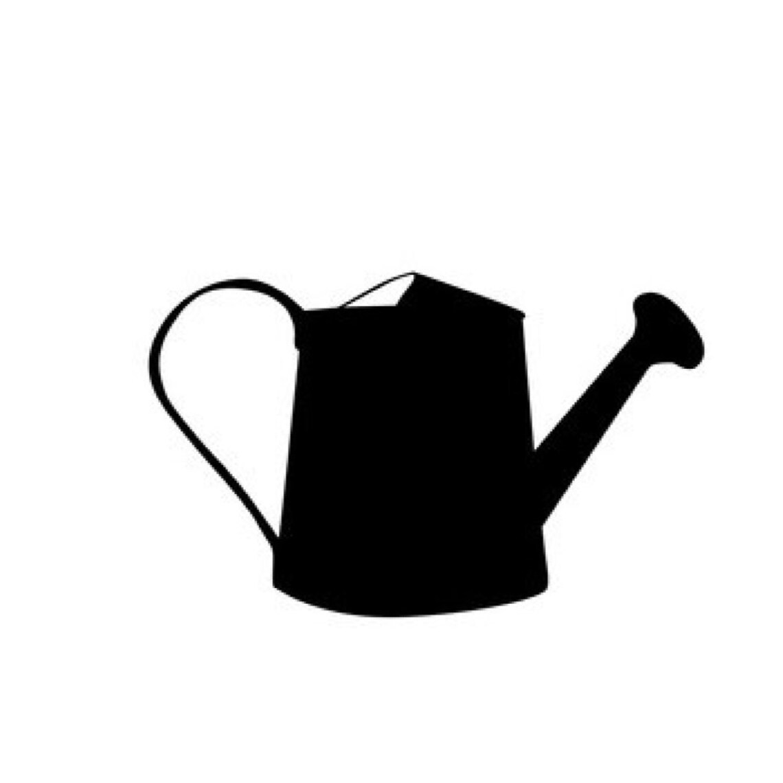 Garden Watering Can Silhouette Download includes Cricut Etsy