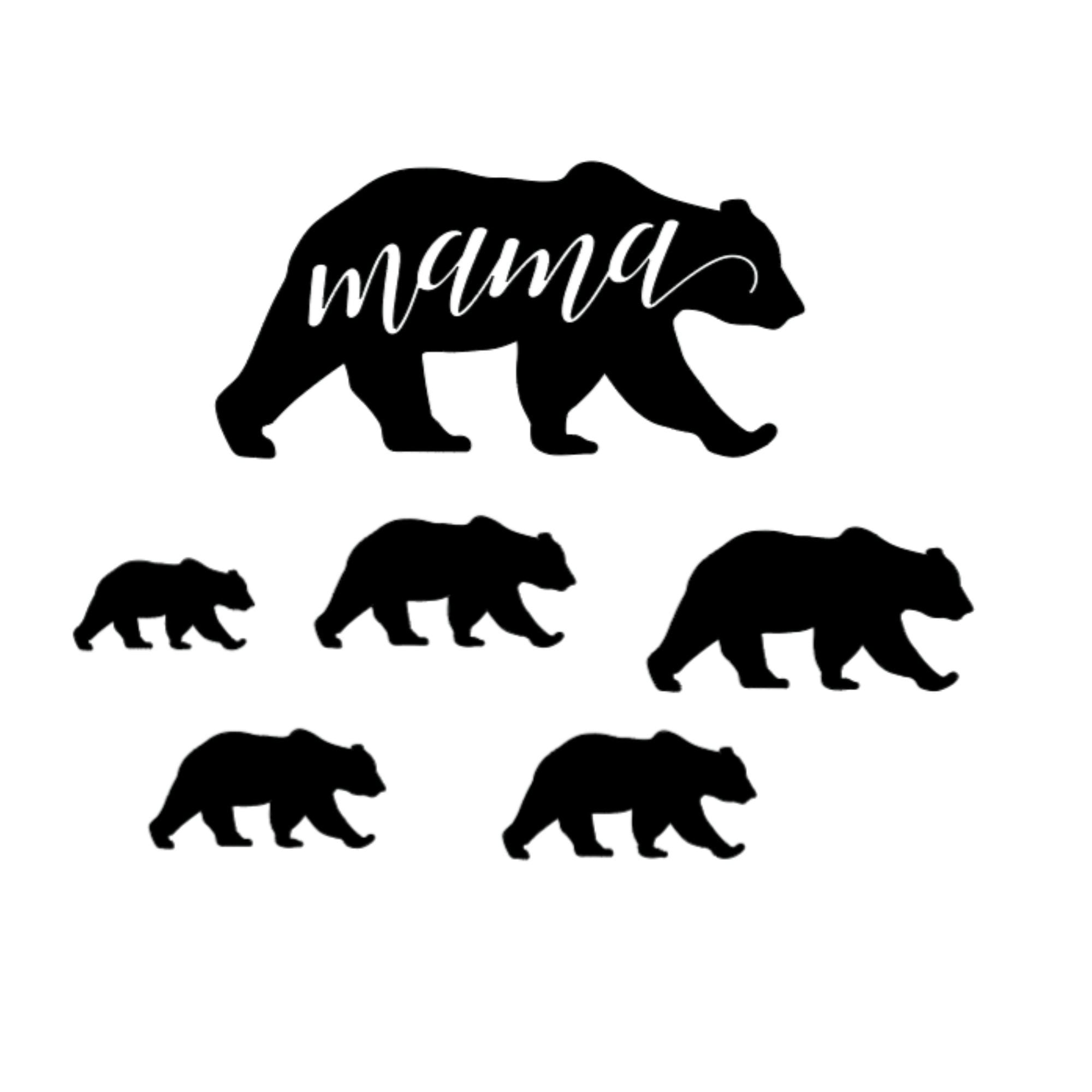 Mama And Baby Bear Svg 60 Best Free Svg File - vrogue.co